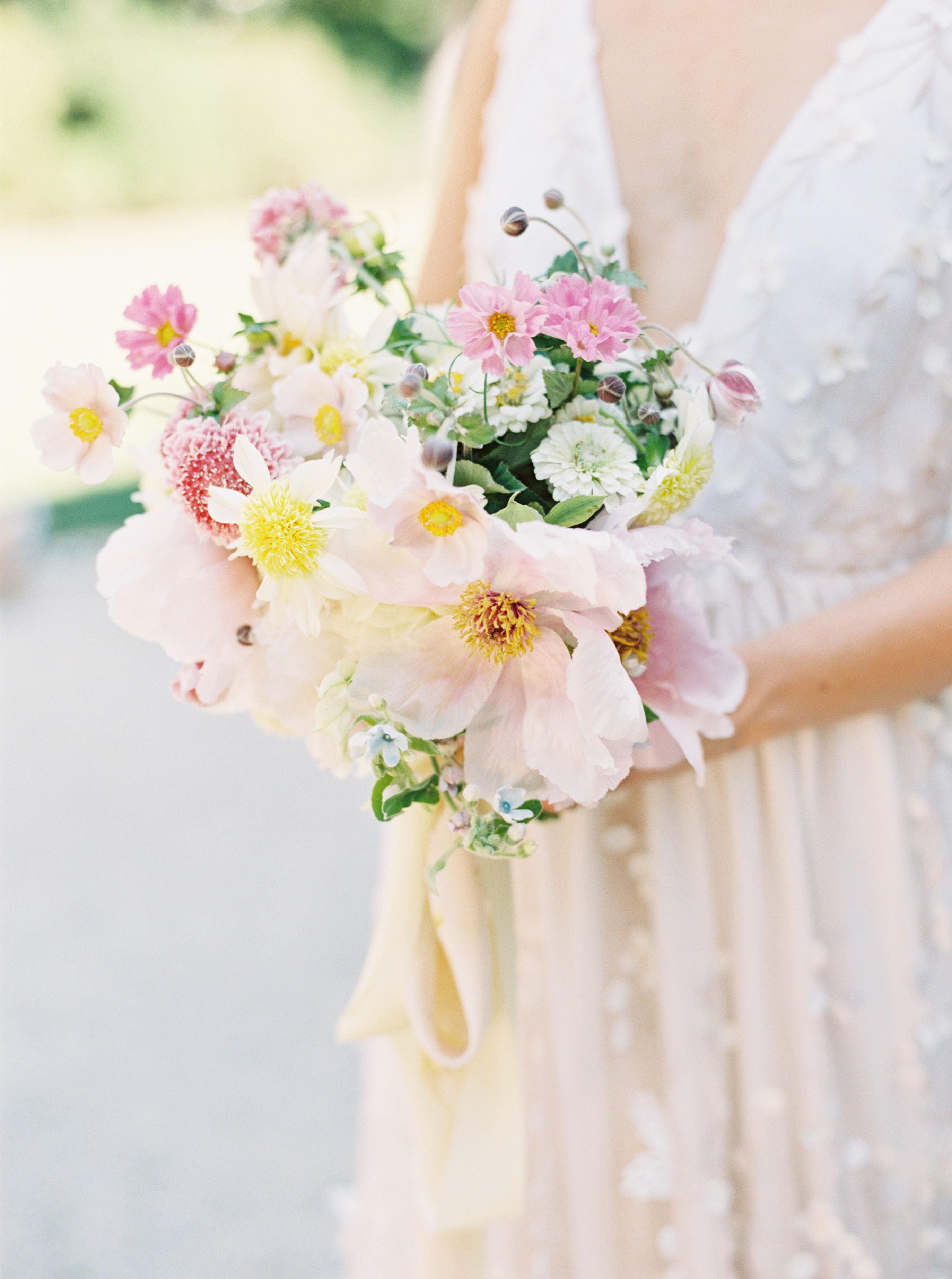 Spring Bridal Bouquet at The Swan House in Atlanta