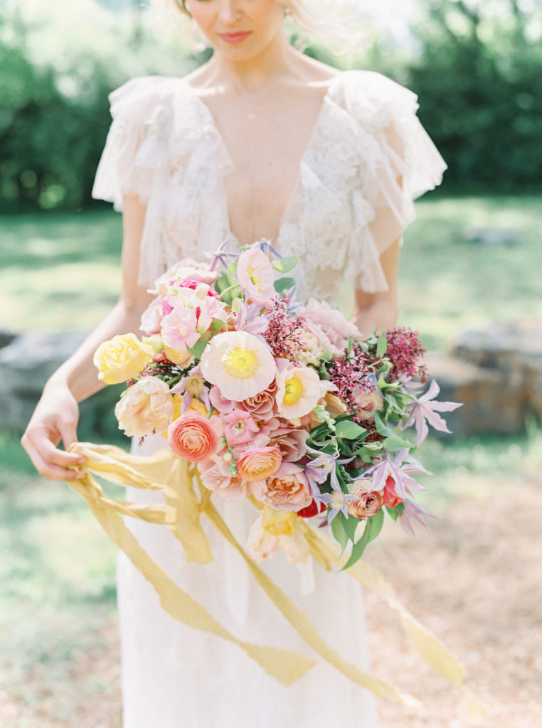 Colorful Summer Bridal Bouquet | RSVP Events