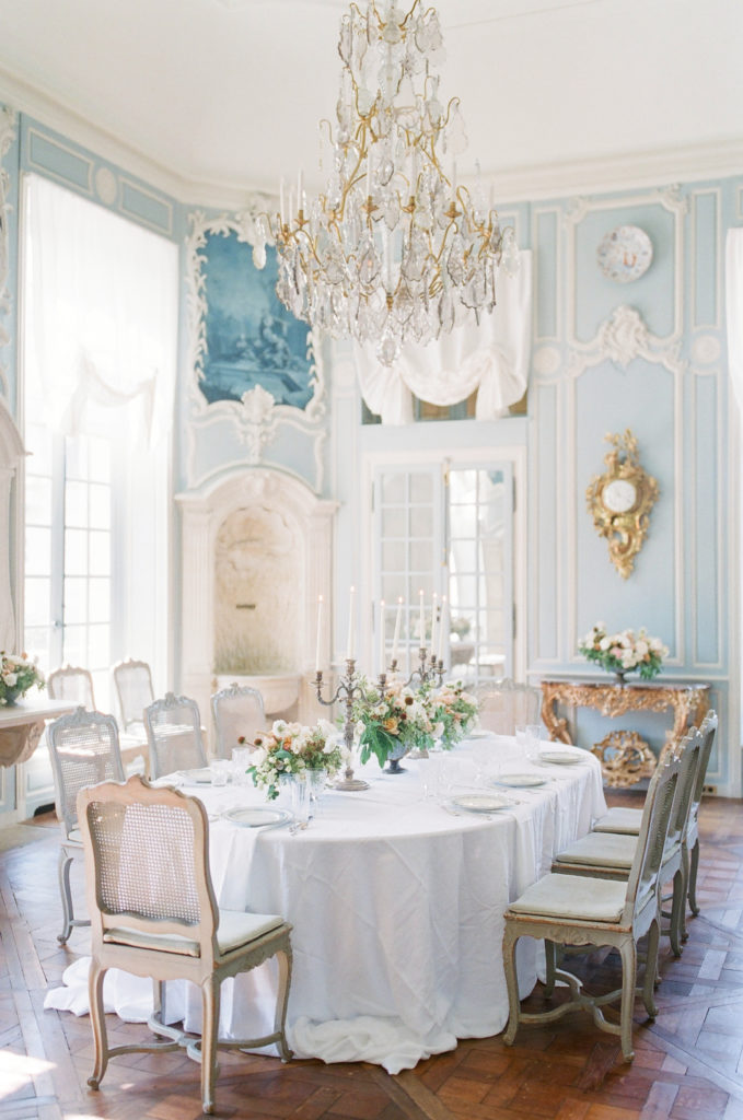 Château de Villette Wedding Venue Dining Room